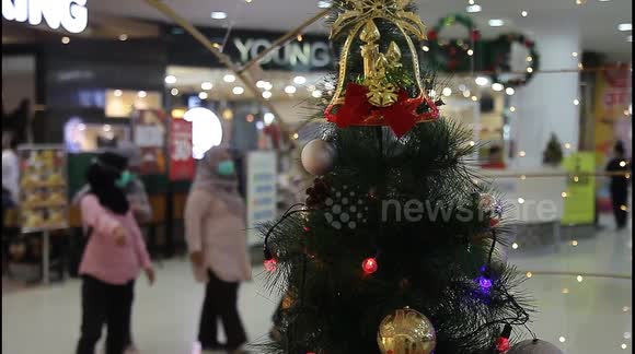 Christmas decorations light up Indonesia spreading joy despite COVID pandemic
