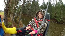 Human bungee slingshot