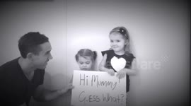 How could I not say YES? Cute Girls Help Daddy Propose!