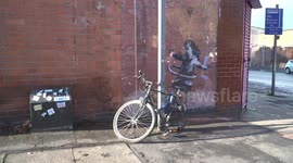 Nottingham Banksy bike replaced after original 