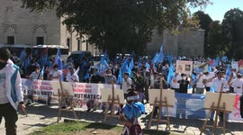 Hundreds protest in Istanbul against China's Uighur prosecution