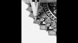 Mandala Art Creation In Progress