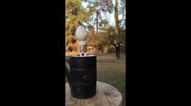 Classic Card Throwing Trick With A Twist, Used 30ft Bullwhip Instead