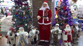Christmas Santas arrive in Thailand stores