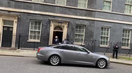 Boris Johnson seen leaving Downing Street after 14 days self-isolation