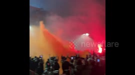 Italy: Fans In Naples Pay Tribute To Football Legend Maradona 3