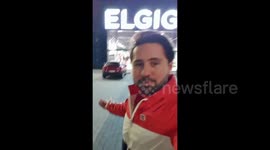 Man shows totally empty Black Friday in Denmark