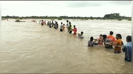 Spine chilling moments of a risky rescue of a youth captured on camera in Southern india