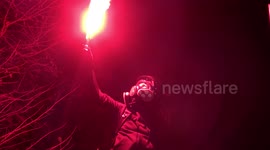 Protest against the tightening of the abortion law. Strajk Kobiet, 2020 11 28, Warsaw, Poland