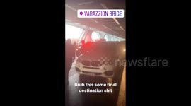 High wind conditions prompt closure of Verrazzano-Narrows Bridge in New York City