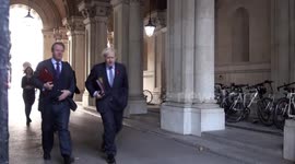 UK Prime Minister Boris Johnson chairs cabinet ahead of vote on coronavirus tiers