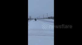 US: Snow Blankets Central And Northeast Parts Of New Mexico