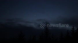Real Time Video Of Jupiter & Saturn Planet Conjunction - December 2nd