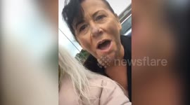 Daughter pranks her mother by putting coal in her face mask