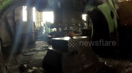 Watch this power hammer crush fruits and coconut