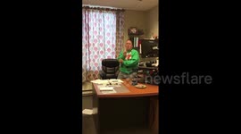 Man In Santa Sweater Dances To Mariah Carey Christmas Song