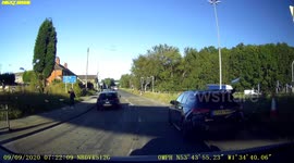 Mercedes driver cuts car up then brake checks causing accident **warning heavy swearing**