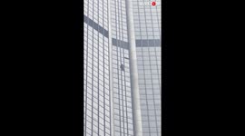 Leo Urban climbing La Tour Montparnasse, The Highest Tower In Paris