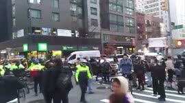 US: Woman Drives Into Protesters In Manhattan NYC 2