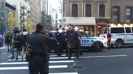 US: Woman Drives Into Protesters In Manhattan NYC