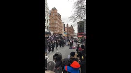 Hong Kong protesters at the Mourning event for The Battle of CUHK and POLYU
