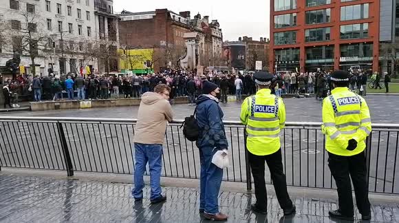 North United Protest Manchetser