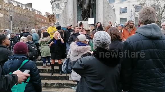 North Unites Protest in Manchetser