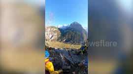 Base jumpers leap from cliff on broomsticks to visualise real life 'Quidditch'
