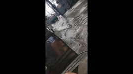 Flooding but no rain