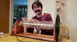New Yorker plays unique instrument made from glass bowls he received for Christmas