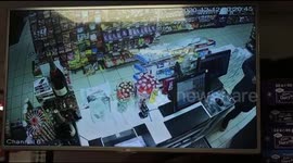 Gun man attack at local shop