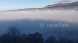 Sarajevo shrouded in fog sparking air pollution concerns