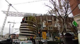 Real Madrid stadium redevelopment work and transformation