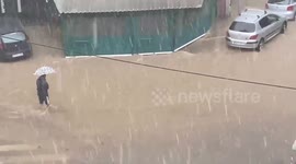 Torrential rain in Spain brings severe flooding in Vallès Occidental