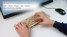 YouTuber builds unique fully functioning keyboard using wood