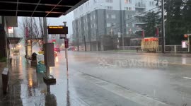 US: Warning Issued, Heavy Rain Causes Flash Flooding In Seattle WA 2