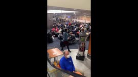 'Imagine thinking you could social distance': Cincinnati airport jammed with holiday travelers