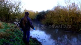 Fisherman left shell-shocked after pulling 19 hand grenades out of a river while magnet fishing