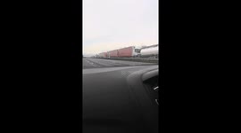 Thousands of trucks stuck in Kent as borders are closed for second day