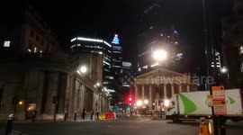 Christmas Tree In the City Of London
