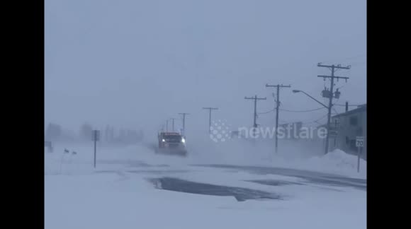 Snowplow winter storm
