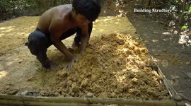 The 30 days to build a creative temple from million of clay bricks-1st storey