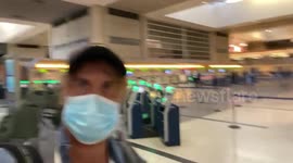 Los Angeles International Departure Terminal empty December 22nd 2020