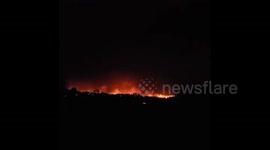 US: Fast-Moving Creek Fire Prompts Evacuations In San Diego County, California 3