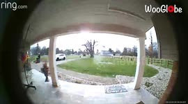 Blast In The Burn Barrel Caught On Ring Camera
