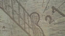 Artist creates giant sculpture of the iconic Angel of the North on beach