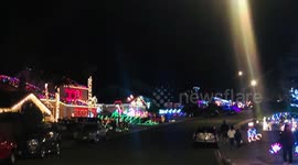 Christmas Lights to music 12/24/2020