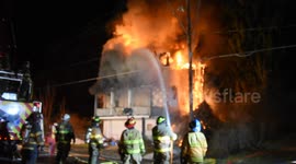 2nd alarm house fire, West Cameron Township, Pennsylvania #4