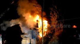 2nd Alarm House Fire, Upper Road, West Cameron Township, Northumberland County, Pa