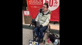 Busking and making people smile